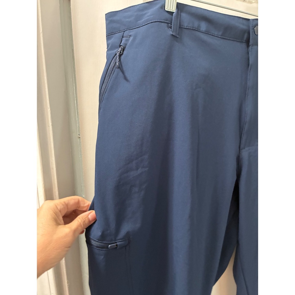 Columbia Fir Ridge Mens 42x30 Navy Blue Hiking Pants Omni-Shield UPF 50 Active - Picture 9 of 16